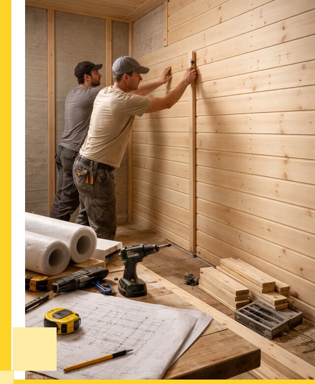 Обшивка бани вагонкой в Карпинске от 1232 р., ЭриданКпн