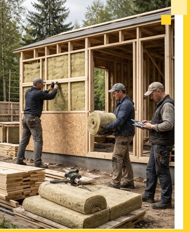 Проектирование и строительство каркасных бань в Карпинске под ключ