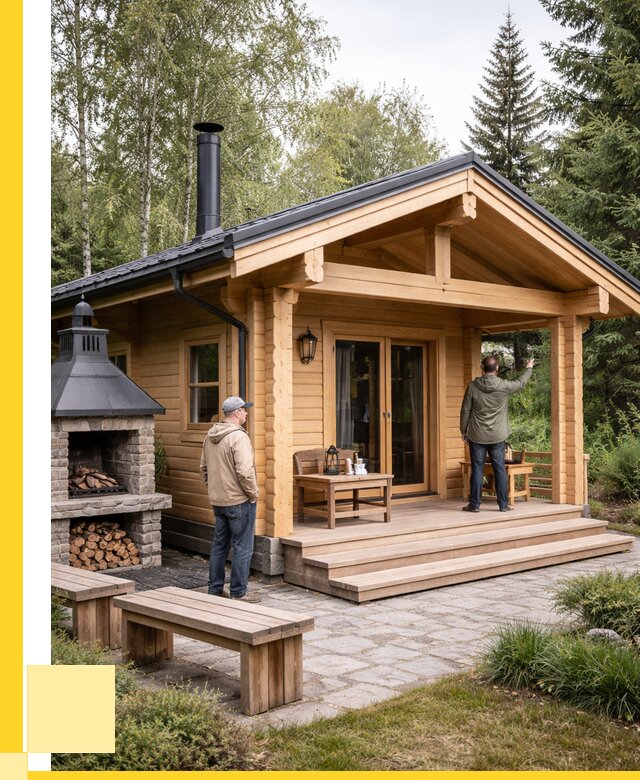 Деревянные бани под ключ в Карпинске от 462060 р. | ЭриданКпн