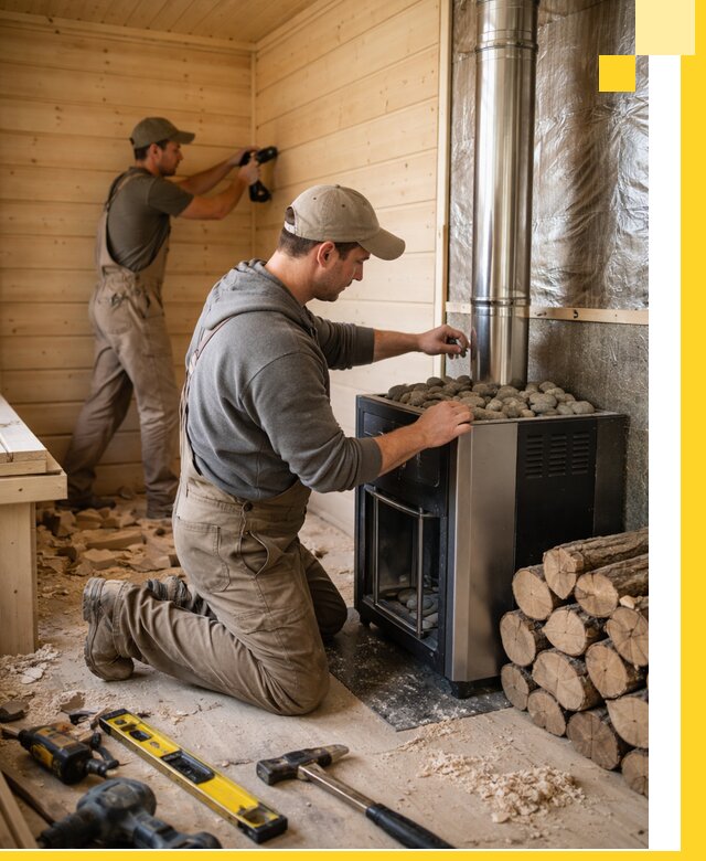 Строительство деревянных бань под ключ в Карпинске проекты и монтаж