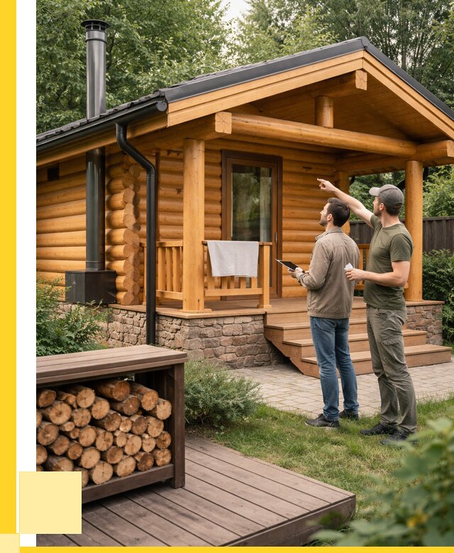 Бани для дачи под ключ в Карпинске от 256700 р. | ЭриданКпн