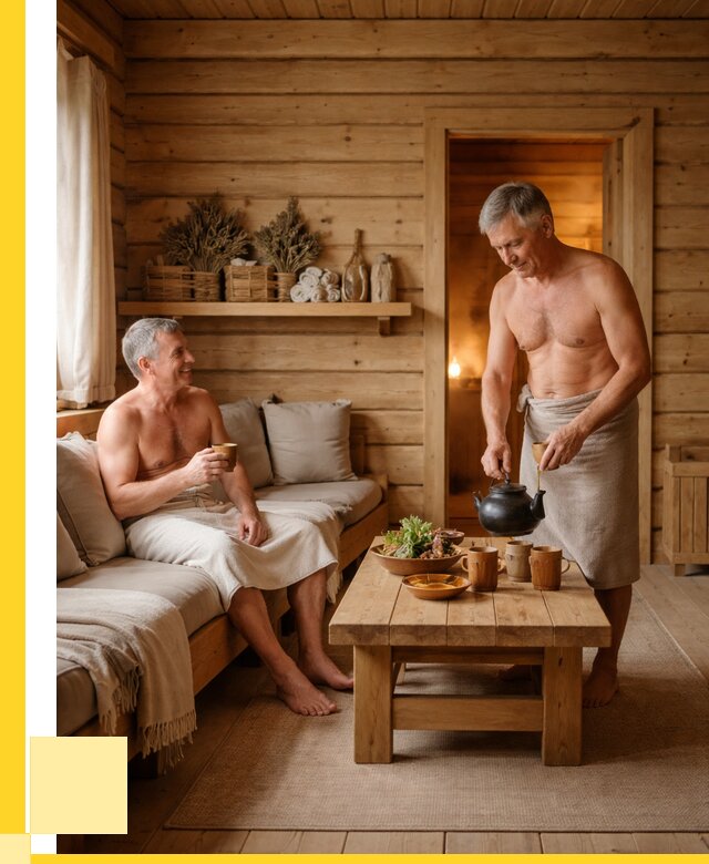 Бани с комнатой отдыха под ключ в Карпинске от 462060 р. | ЭриданКпн