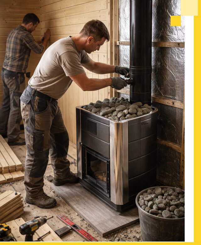 Проектирование и строительство парилок для бани в Карпинске под ключ