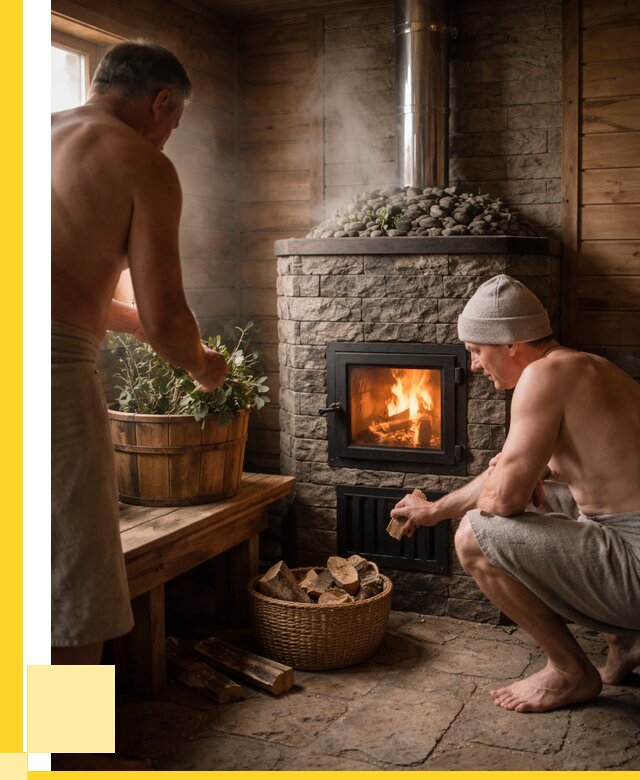 Банные печи под ключ в Карпинске от 46206 р. | ЭриданКпн кирпичная