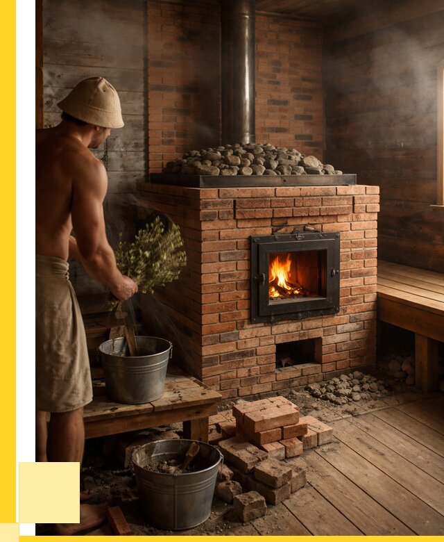 Кирпичные банные печи в Карпинске от 92412 р. | ЭриданКпн