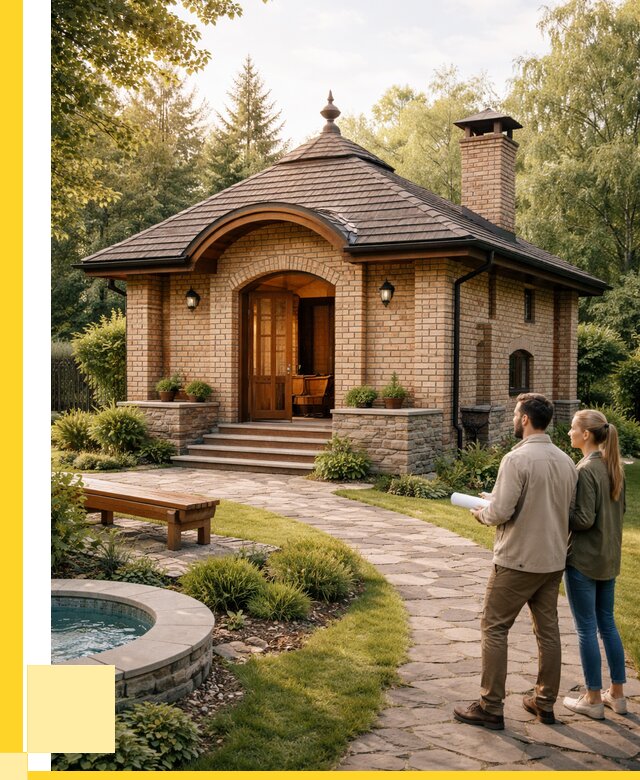 Проект кирпичной бани в Карпинске от 30804 р. | ЭриданКпн