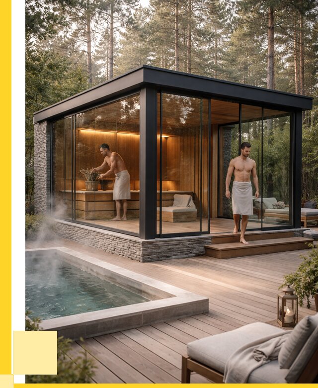 Стеклянные бани и двери в Карпинске от 462060 р. | ЭриданКпн