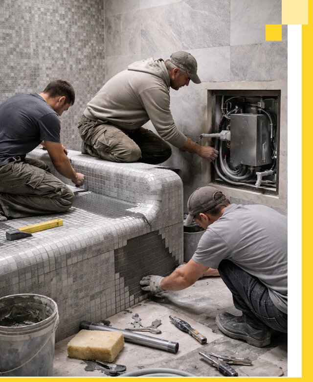 Проекты хамамов под ключ в Карпинске и дизайн и строительство