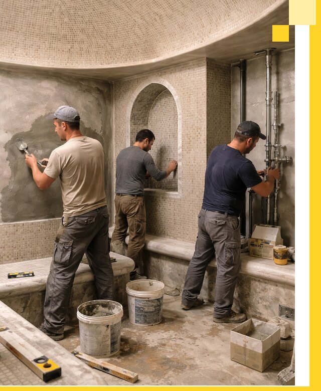 Профессиональный монтаж хамамов под ключ в Карпинске с гарантией