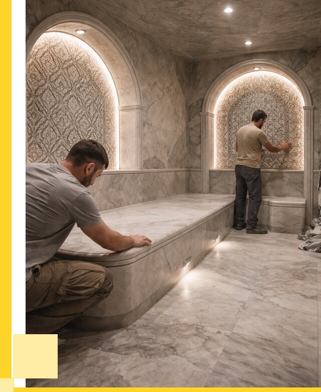 Турецкие бани под ключ в Карпинске от 256700 р. | ЭриданКпн