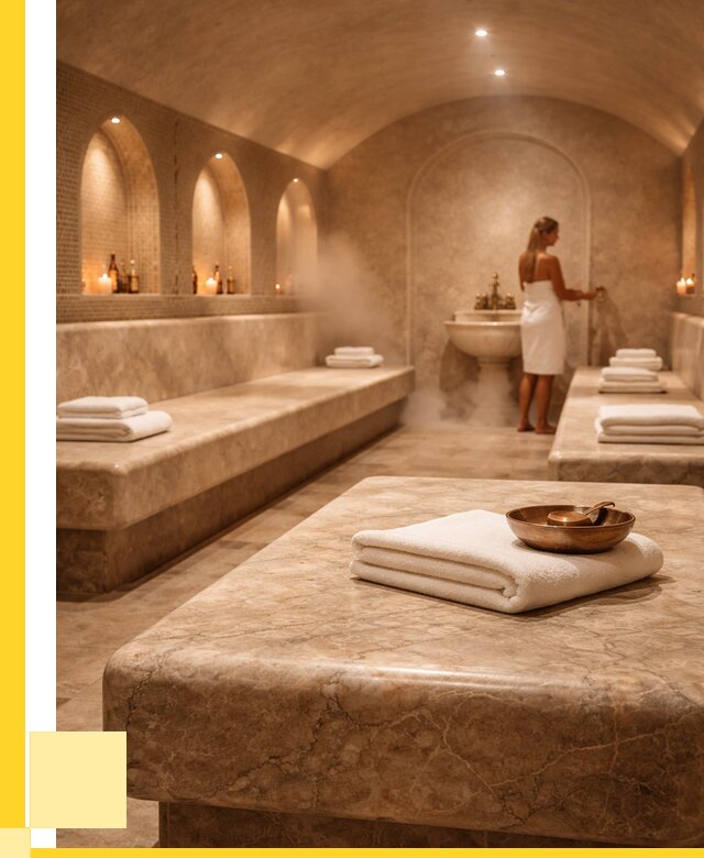 Лежаки для хамама в Карпинске под ключ от 35938 р. | ЭриданКпн