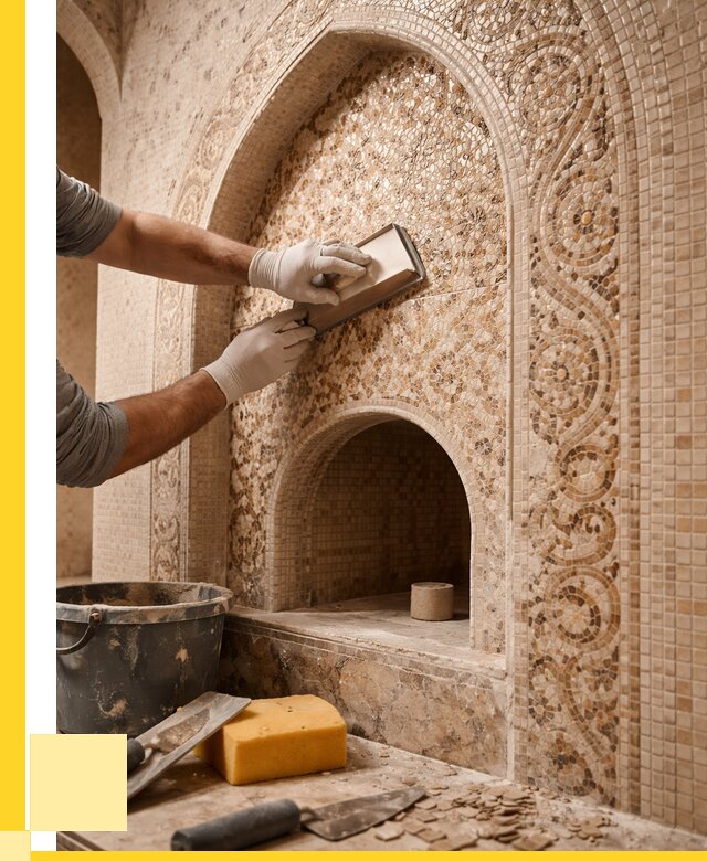 Мозаика для хамама в Карпинске под ключ от 5134 р. | ЭриданКпн