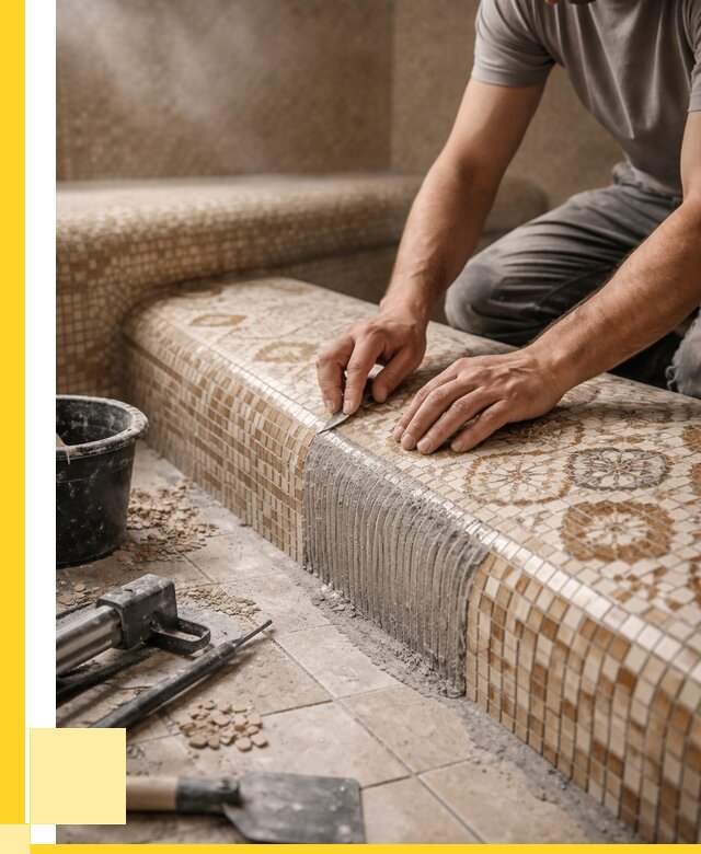 Плитка для хамама под ключ в Карпинске от 3594 р. | ЭриданКпн